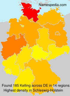 Surname Kelling in Germany Surname Kelling in Germany