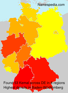 Surname Kemal in Germany Surname Kemal in Germany