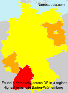 Surname Kembitzky in Germany Surname Kembitzky in Germany