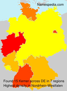 Surname Kemer in Germany Surname Kemer in Germany