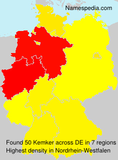 Surname Kemker in Germany Surname Kemker in Germany