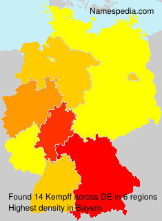 Surname Kempff in Germany Surname Kempff in Germany