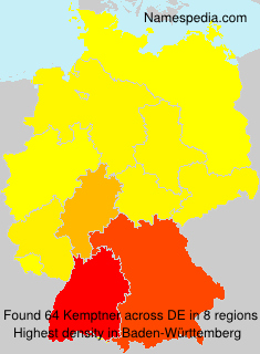 Surname Kemptner in Germany Surname Kemptner in Germany