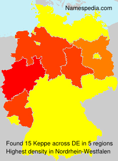 Surname Keppe in Germany Surname Keppe in Germany