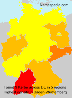 Surname Kerbe in Germany Surname Kerbe in Germany