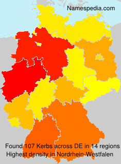 Surname Kerbs in Germany Surname Kerbs in Germany
