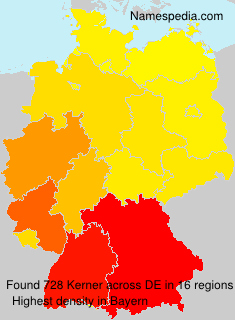 Surname Kerner in Germany Surname Kerner in Germany