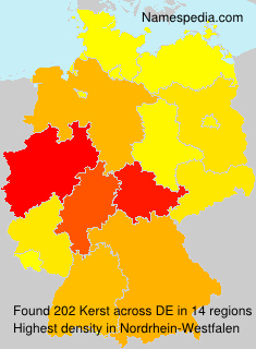Surname Kerst in Germany Surname Kerst in Germany