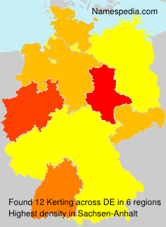 Surname Kerting in Germany Surname Kerting in Germany