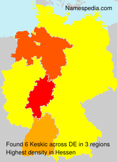 Surname Keskic in Germany Surname Keskic in Germany