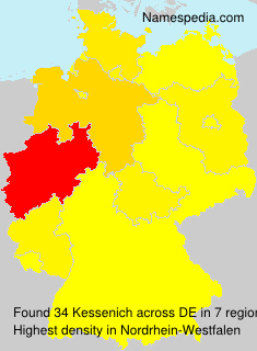 Surname Kessenich in Germany Surname Kessenich in Germany