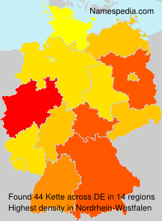 Surname Kette in Germany Surname Kette in Germany
