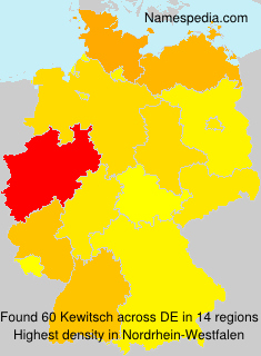 Surname Kewitsch in Germany Surname Kewitsch in Germany