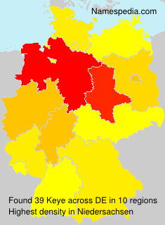 Surname Keye in Germany Surname Keye in Germany