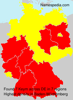 Surname Keym in Germany Surname Keym in Germany