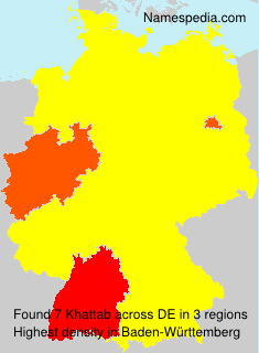 Surname Khattab in Germany Surname Khattab in Germany