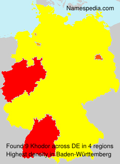 Surname Khodor in Germany Surname Khodor in Germany