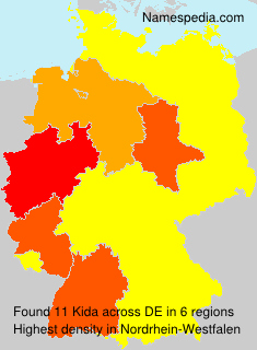 Surname Kida in Germany Surname Kida in Germany
