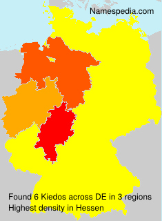 Surname Kiedos in Germany Surname Kiedos in Germany