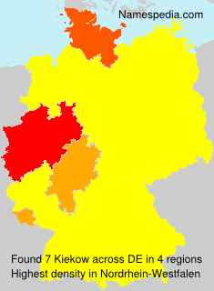 Surname Kiekow in Germany Surname Kiekow in Germany