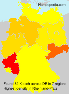Surname Kiesch in Germany Surname Kiesch in Germany
