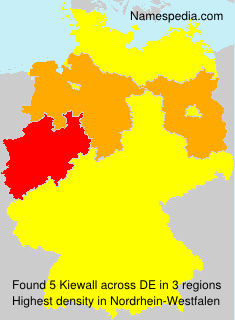 Surname Kiewall in Germany Surname Kiewall in Germany