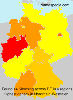 Surname Kiewning in Germany Surname Kiewning in Germany