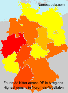 Surname Kiffer in Germany Surname Kiffer in Germany