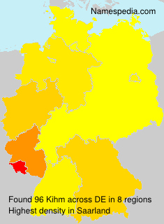 Surname Kihm in Germany Surname Kihm in Germany