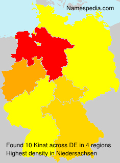 Surname Kinat in Germany Surname Kinat in Germany