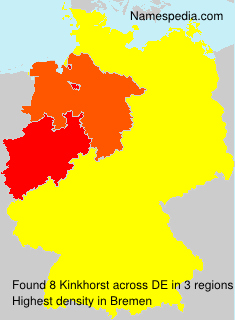 Surname Kinkhorst in Germany Surname Kinkhorst in Germany