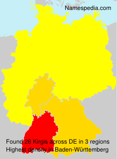 Surname Kirgis in Germany Surname Kirgis in Germany