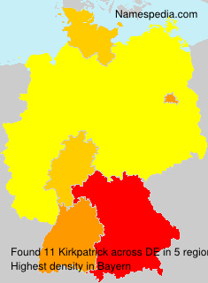 Surname Kirkpatrick in Germany Surname Kirkpatrick in Germany