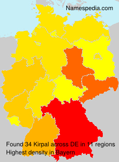 Surname Kirpal in Germany Surname Kirpal in Germany