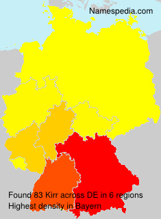 Surname Kirr in Germany Surname Kirr in Germany