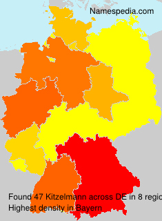 Surname Kitzelmann in Germany Surname Kitzelmann in Germany
