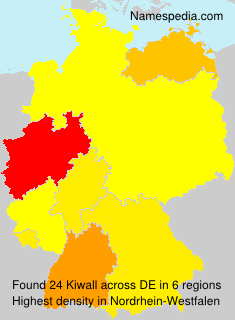 Surname Kiwall in Germany Surname Kiwall in Germany