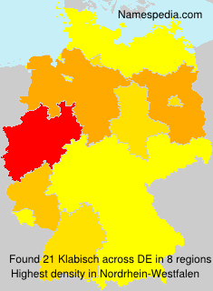 Surname Klabisch in Germany Surname Klabisch in Germany