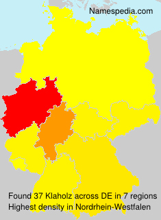 Surname Klaholz in Germany Surname Klaholz in Germany