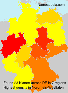 Surname Klanert in Germany Surname Klanert in Germany