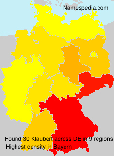 Surname Klaubert in Germany Surname Klaubert in Germany