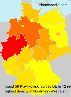 Surname Klawikowski in Germany Surname Klawikowski in Germany
