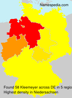 Surname Kleemeyer in Germany Surname Kleemeyer in Germany