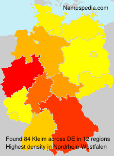 Surname Kleim in Germany Surname Kleim in Germany