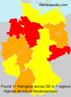 Surname Kleingeist in Germany Surname Kleingeist in Germany