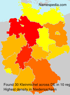 Surname Kleinmichel in Germany Surname Kleinmichel in Germany