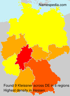 Surname Kleissner in Germany Surname Kleissner in Germany