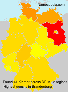 Surname Klemer in Germany Surname Klemer in Germany