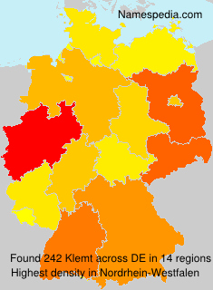 Surname Klemt in Germany Surname Klemt in Germany