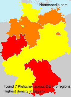 Surname Kletscher in Germany Surname Kletscher in Germany
